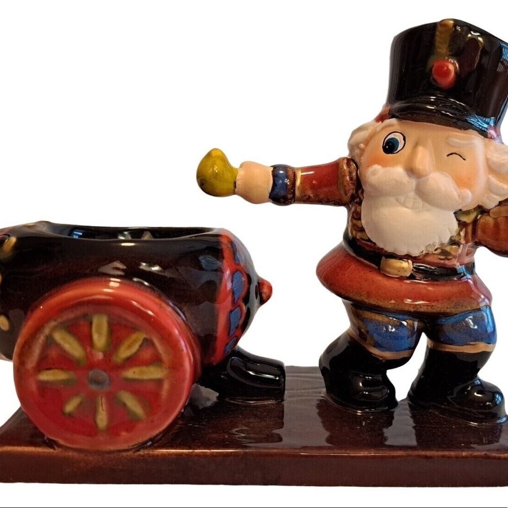 Yankee Candle Santa Candle Holder and Candle